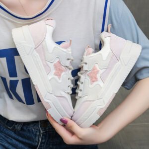 New Fashion Casual Sports Shoes Thick Soles Increase Board Shoes Women