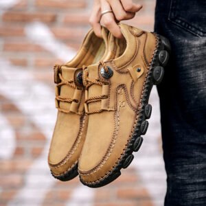 New Model Genuine Leather Mens Casual Dress Shoes Manufacturer Breathable Dress Shoes