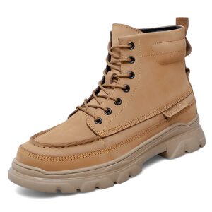 New modern design fashion leather boots for men Nubuck Leather boots men High Quality Men Martin Boots Shoes