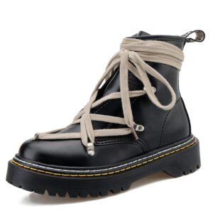 New modern design fashion leather boots for men Nubuck Leather boots men High Quality Men Martin Boots Shoes