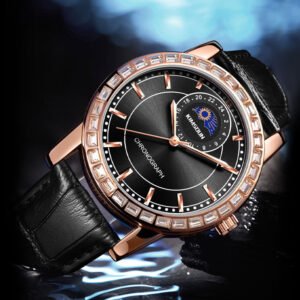 New quartz Watch for men Fashion Men Quartz Watches Waterproof Male clock Leather Wristwatch Top brand watches men wrist luxury