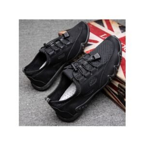 New spring and summer driving shoes net face bean shoes breathable trend men's lace-up casual shoes