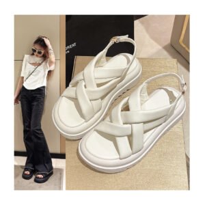 New thick low fashion casual low flat beach shoes