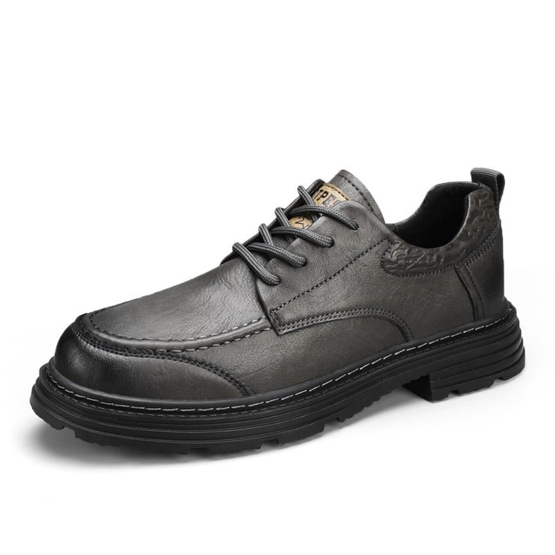 OEM Service First Layer Cow Genuine Leather Oxford Dress Office Business Martin Shoes For Men
