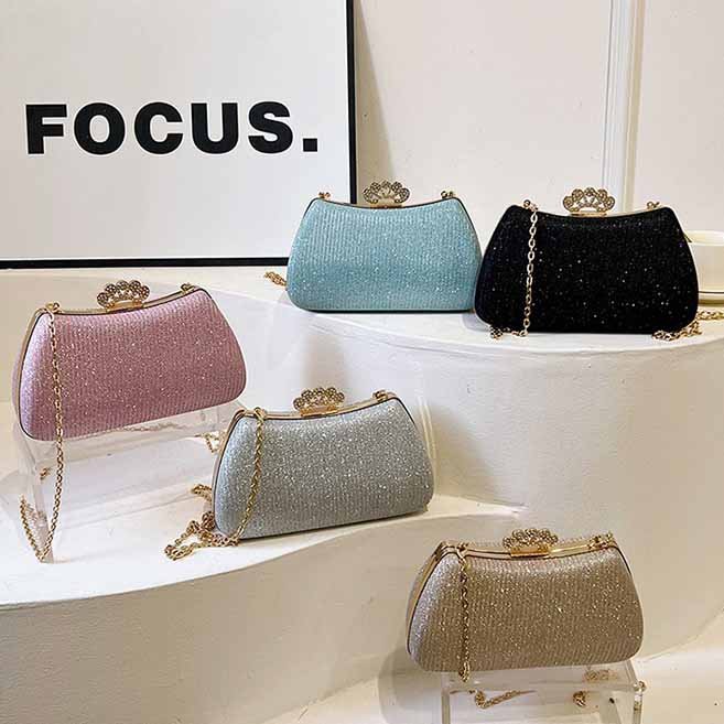Party New Shiny Multicolour Women's Handbags Luxury Ladies Clutch Bags Dinner Evening Bag