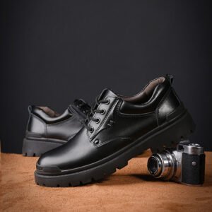 Retro Cow Genuine Leather Shoes Men Handmade Loafers Plus Size 47 Formal Business Dress shoes Moccasins Walking Driving Shoes