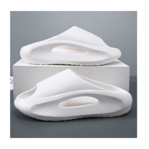 Slippers feel like stepping on feces, beach slippers, couples, casual outerwear, thick soles, trendy men's sandals