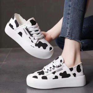 small white shoes designer running new spring and autumn walking style platform women's canvas casual shoes