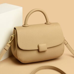 Solid color Luxury Women's Bag 2024 new soft leather high quality bag hand shoulder bag for women