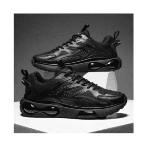 Sports men's shoes with breathable mesh surface, youth running, sports and leisure thick soles, fashionable shoes