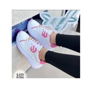 spring/summer new women's platform shoes lace-up small white shoes low-top casual shoes leather