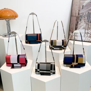 Square Chain Trendy Women's Purse 2024 Luxury Design Armpit Shoulder Bag For Women