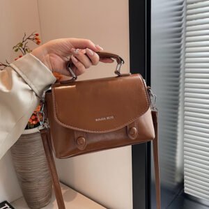 Square Pure Color Women's Hand Bags 2024 New Arrival Fashion Shoulder bag