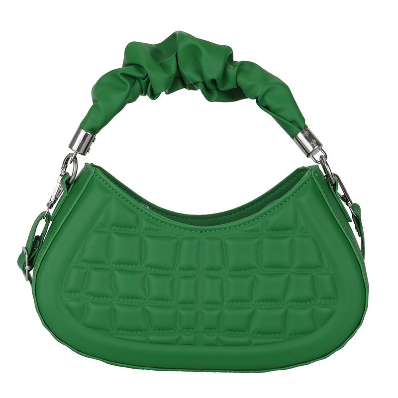 Summer 2023 new solid color fashion texture shoulder bag design handbag for women