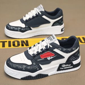 Summer 2024 new trendy men's thick-soled fashion breathable deodorant wear-resistant shock-absorbing casual shoes