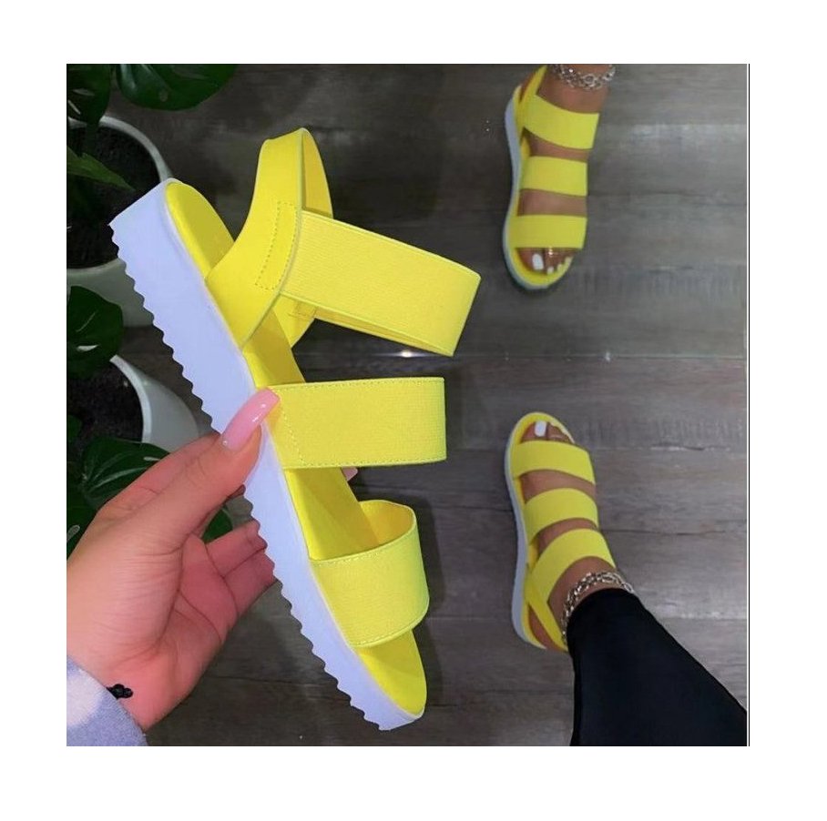 Summer new big size women's casual flat sandals woman