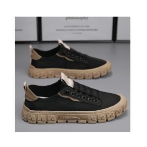 Summer new canvas shoes waterproof non-slip flat shoes lazy slip-on