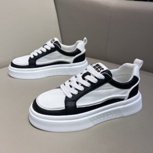 Summer New Trendy Breathable Mesh Casual Board Shoes Fashion Versatile Anti-slip Lace Up Sports Shoes for Men