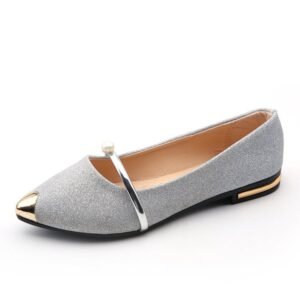 Summer new women's shoes pointed flat shoes shallow mouth single shoes