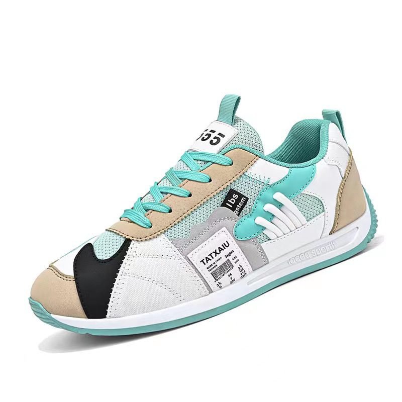 Summer permeable mesh surface soft soled daddy shoes men's fashion with students leisure sports