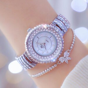Top brand BS Brand Women Watches Fashion Diamond Quartz Watches for women Luxury Crystal Dial Watch Woman Wristwatches reloj