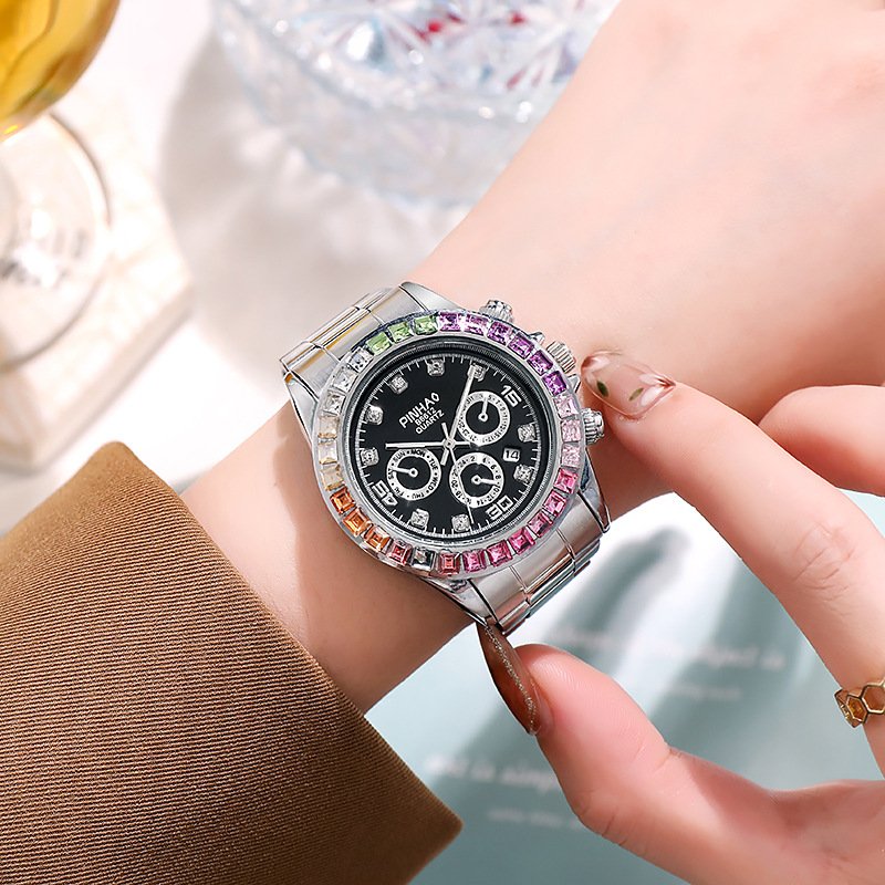 Top Brand Luxury Gold Watch for Men Classic Business Golden women Quartz Watches Stainless Steel band Waterproof Wristwatches