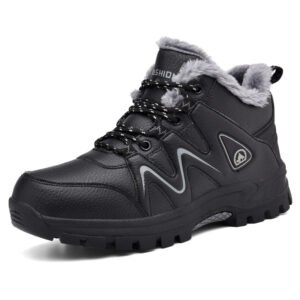 Warm Winter New Model Genuine Leather Mens Casual Dress Shoes Hiking Plush Shoes