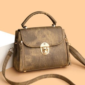 Wholesale Chains Luxury Pu Leather Shoulder Bags Women's Handbags Purse Trendy Design Square Bag For Women