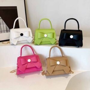 Wholesale New Bowknot Hand Bags for Women Luxury Design Ladies PU Leather Crossbody Women's Bag Mini Fashion