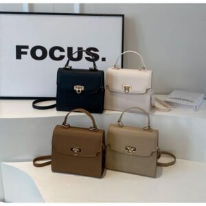 Wholesale New Design 2024 Portable Handbag For Women Leather Purses Luxury Ladies Small Square Bag