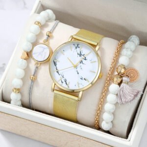 Women Watch Bracelet set Fashion Quartz watches for women Ladies watch gift set relogio feminino