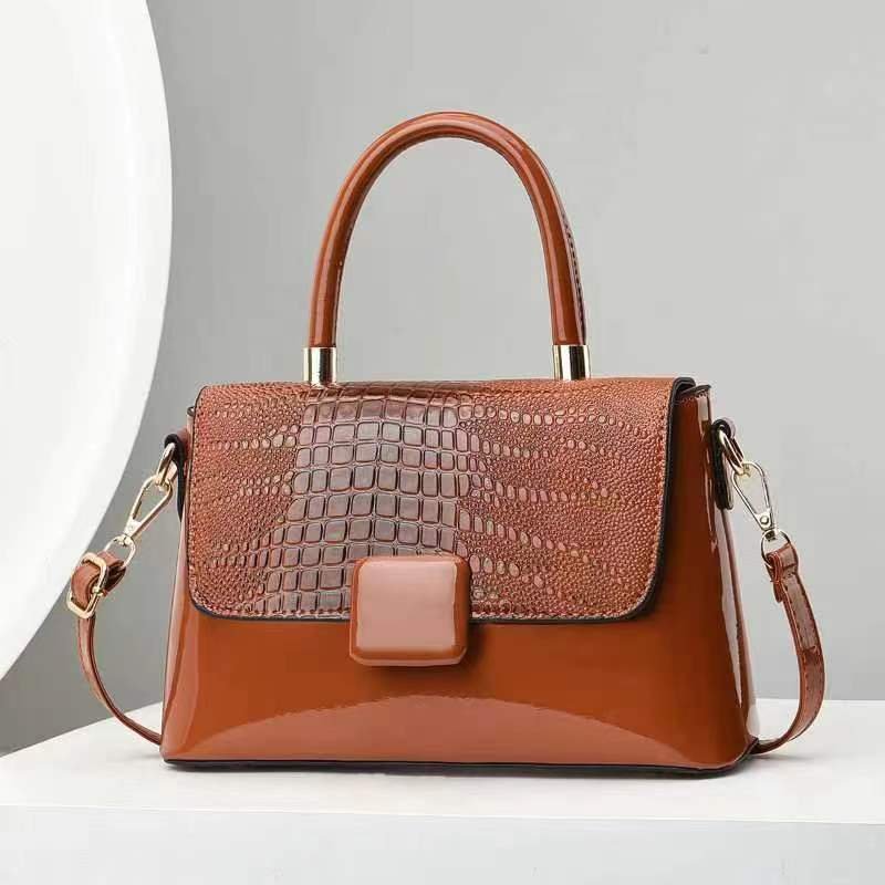 Women's small classy crossbody purse top handle handbags leather satchel bags for women