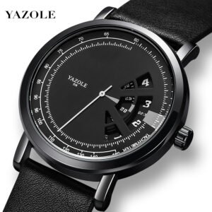 YAZOLE watches men luxury quartz watches for men high quality leather strap men watch factory wholesale custom logo wristwatches