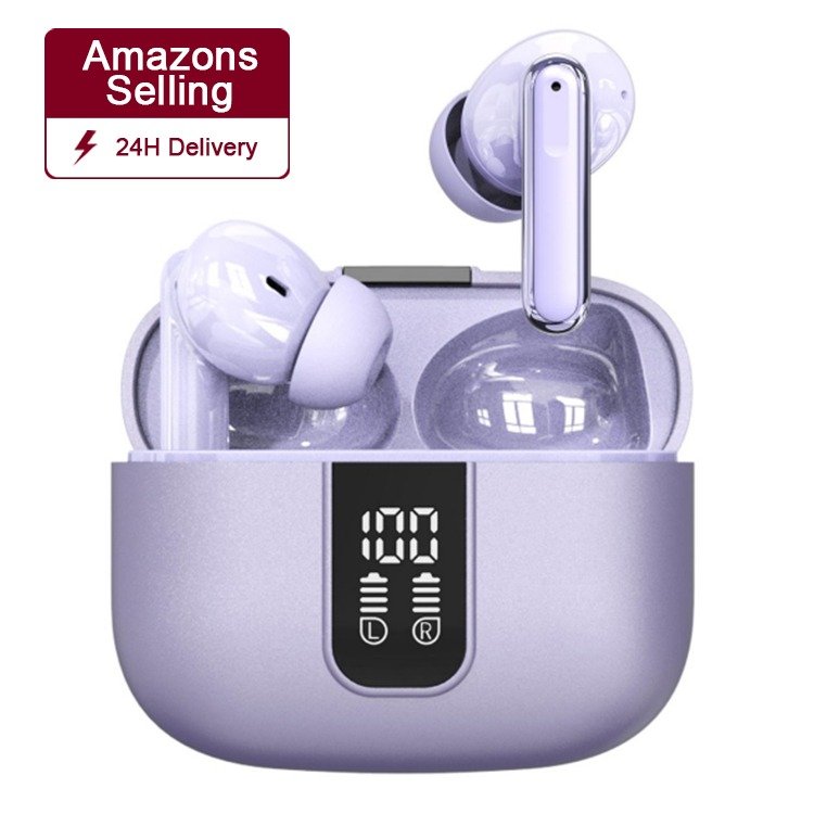 Wireless Earbuds 2024 Headphones HiFi Stereo auricolari senza fili LED Power Display IP4 Waterproof Earphones Sport Headset