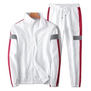 Autumn Men Reflective Tracksuit Set Casual Sweatshirts+Pants 2pcs Hip Hop Patchwork Two Piece Set for Men Clothing