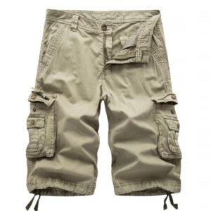 Factory summer custom casual golf short Wholesale high quality beach wear Khaki cargo boys shorts men's shorts