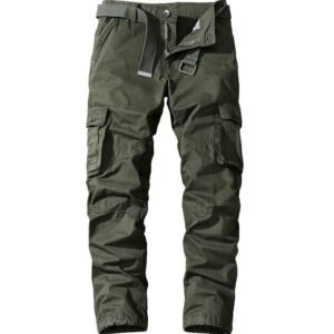 Hot Selling Straight Cotton Pants Multicolor Casual Men Spring Summer Breathable Work Cargo Pants