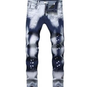 Men's Fashion Jeans Vintage Skinny Jeans Men Stacked Denim High Quality Streetwear Stretch Men Jeans