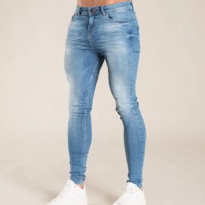 New slim fit men's jeans Black Denim Pants For Men Straight Denim Casual Streetwear Men's Jeans