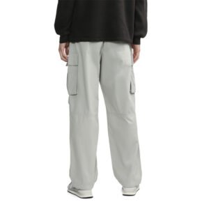 New Style Straight Denim Cargo Pants Jeans Men Baggy Loose Blue Cargo Pants With Side Pockets Men