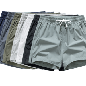 Wholesale Ice silk quick drying shorts men's and women's summer thin breathable outdoor running loose sports three-quarter pants